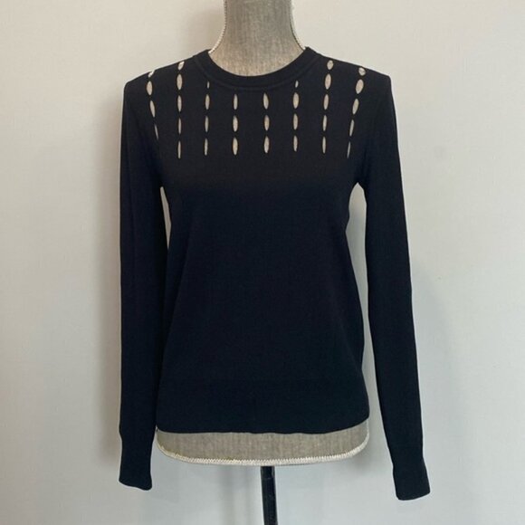 Michael Kors Black Long Sleeve Top - Picture 3 of 13